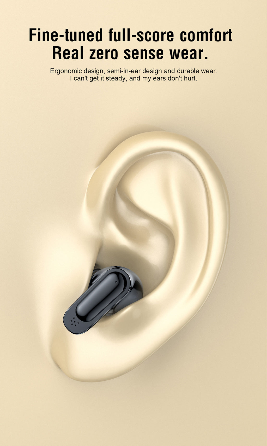 BOSECXT Ultra V11 Smart Touch Multi functional Large Screen TWS Wireless ANC Noise Cancelling Earbuds Enc Heavy Bass Earbuds