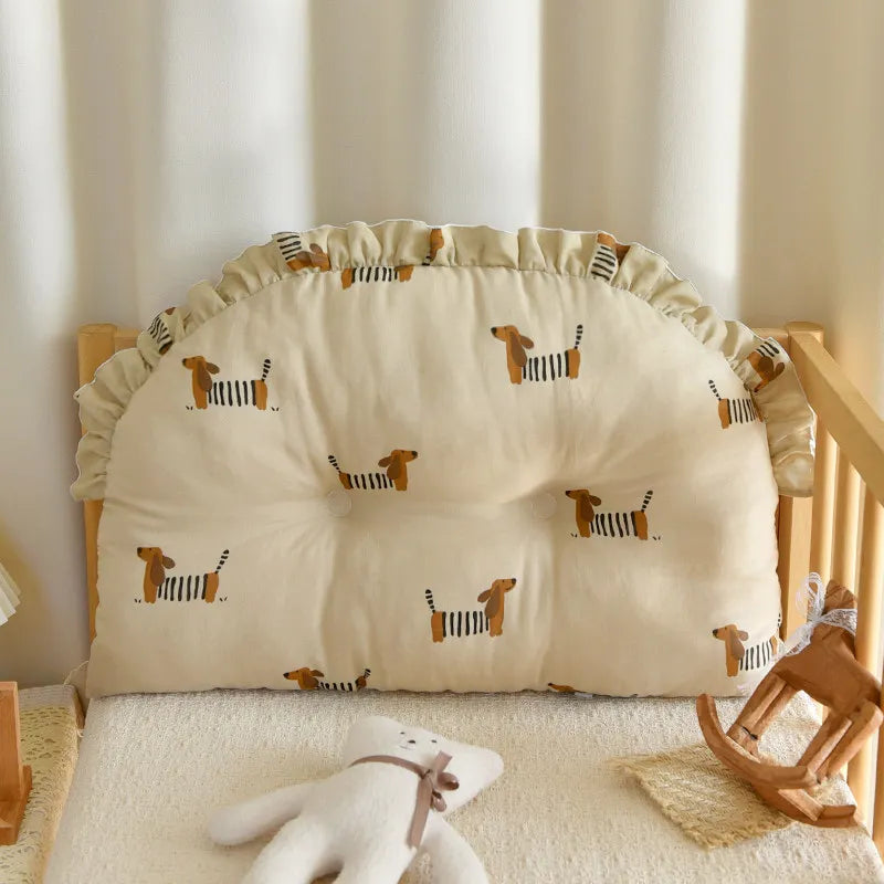 Ins Style Newborn Baby Bumper Pad Soft Cotton Crib Bedding Sets Guard for Infant Kids Breathable Safety Crib Accessories