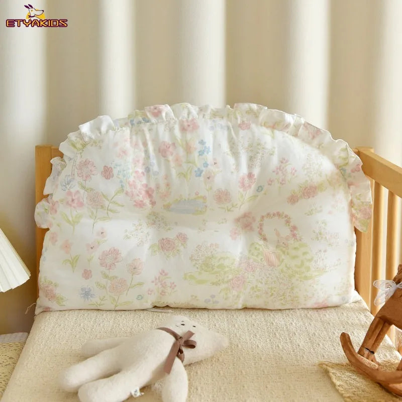 Ins Style Newborn Baby Bumper Pad Soft Cotton Crib Bedding Sets Guard for Infant Kids Breathable Safety Crib Accessories