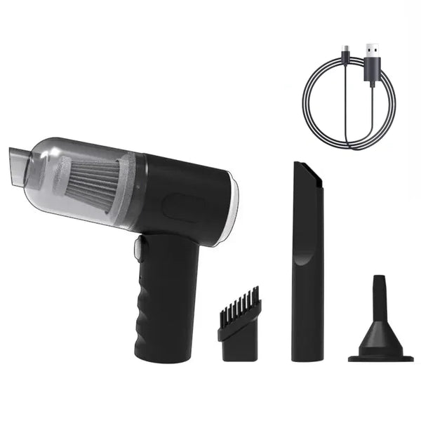 9000Pa Wireless Car Vacuum Cleaner – Portable Mini Wet & Dry Hoover