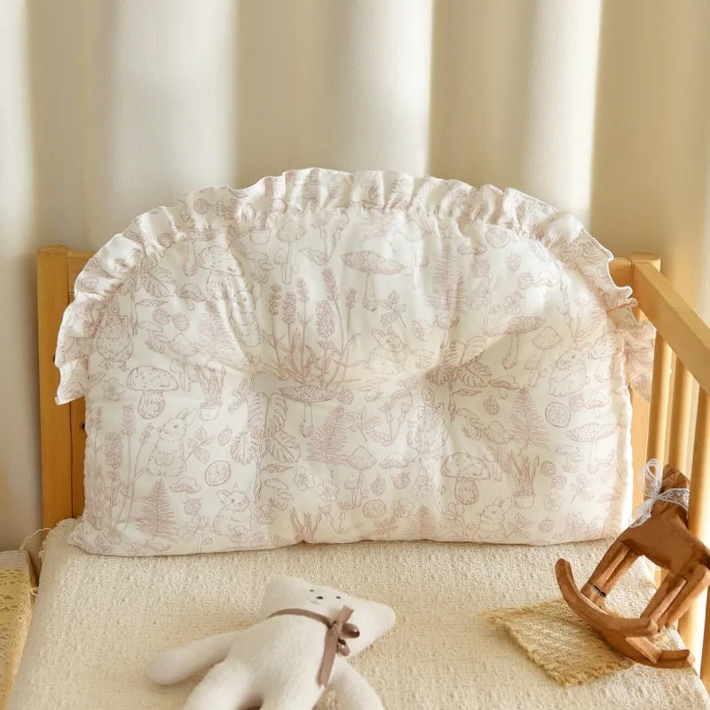 Ins Style Newborn Baby Bumper Pad Soft Cotton Crib Bedding Sets Guard for Infant Kids Breathable Safety Crib Accessories