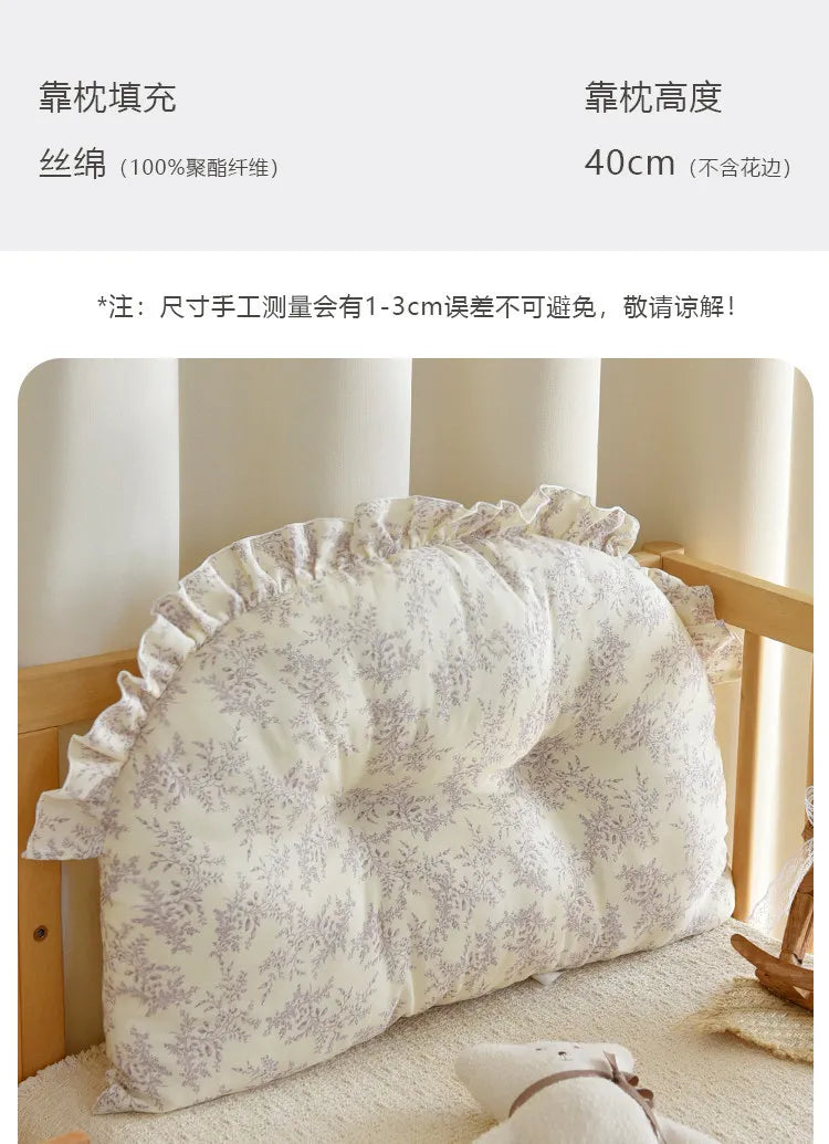 Ins Style Newborn Baby Bumper Pad Soft Cotton Crib Bedding Sets Guard for Infant Kids Breathable Safety Crib Accessories