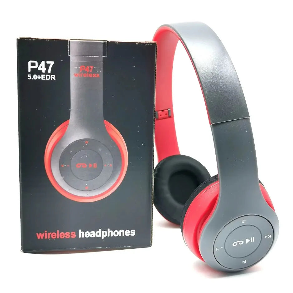 Multifunctional Portable Foldable Headmounted Wireless Bluetooth 5.0 Headset For Bluetooth connection TF Card Wired Connection