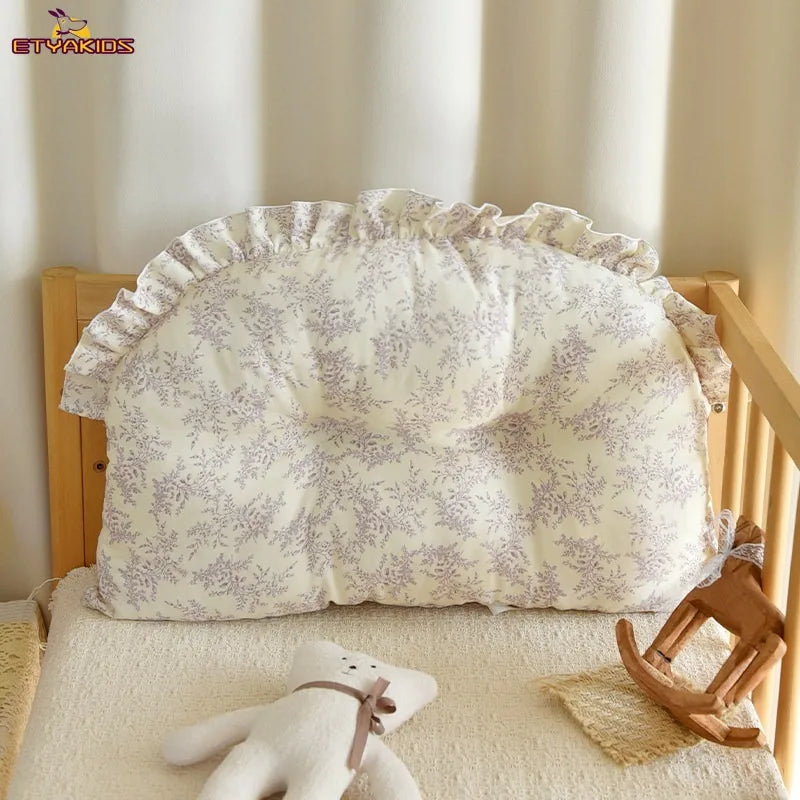 Ins Style Newborn Baby Bumper Pad Soft Cotton Crib Bedding Sets Guard for Infant Kids Breathable Safety Crib Accessories
